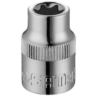 世达中飞E型套筒SATA10mm棘轮快速扳手单个6角梅花六角星形套管头