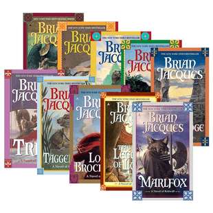 华研原版 英文原版 Redwall 红城王国系列11-20册 青少年魔幻冒险小说 纽约时报畅销 Brian Jacques 英文版 进口英语原版书籍