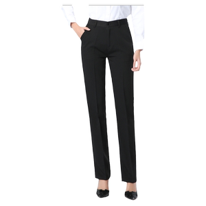 西裤女职业中腰工作西装制服裤子黑工裤直筒银行上班秋冬厚正装t