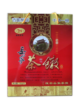 淮安特产茶馓岳家鼓楼江苏礼盒装