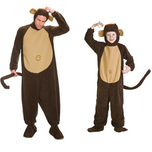 万圣节儿童节电影大圣归来成人儿童幼儿动物可爱猴子演出装扮服装