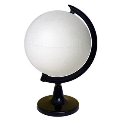 手绘地球仪制作材料包初中生自制地球手工diy泡沫球模型地理手绘