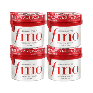 日本Fino发膜美容液护发素护色柔顺修复受损干枯毛躁230g*4