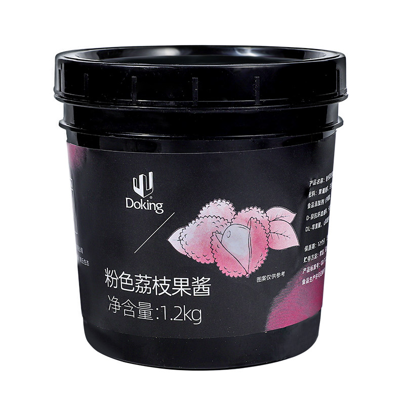 盾皇粉色荔枝果酱奶茶店专用