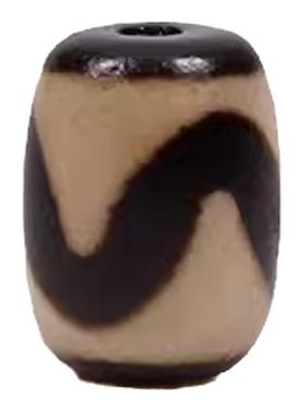 西藏天然真品虎牙天珠玛瑙小单散珠配饰珠老型腰珠饰品民族风文玩