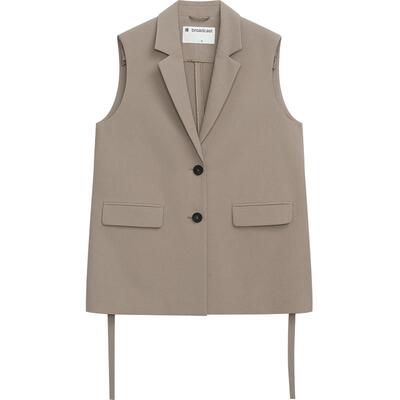 播西装马甲女商场同款春夏叠穿衬衫坎肩外套可露丽上衣BDR2MD0761