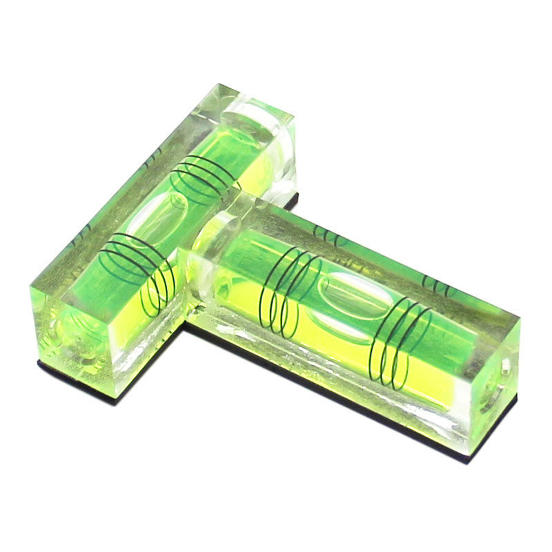 塑料T型磁性条式水平仪平水仪测量尺迷你水准泡多型号便携水平尺