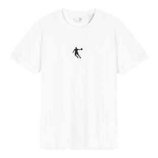 乔丹短袖男夏季2026新款白色t恤圆领宽松半袖t青少年休闲运动上衣