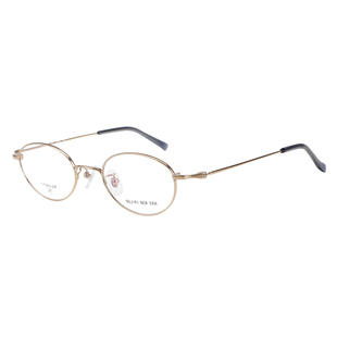 野尻新纪元眼镜框女 时尚复古圆形高度数小框近视钛材眼镜架NN319