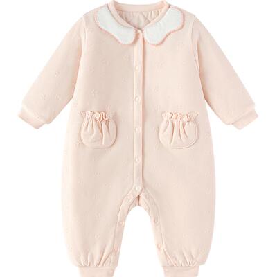 巴拉巴拉balaOne婴儿夹棉连体衣