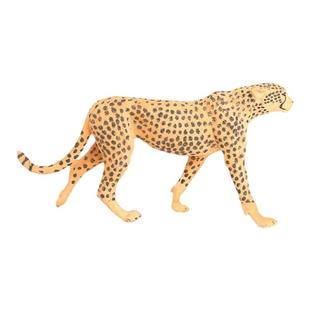 仿真动物模型野生动物园猎豹雪豹黑豹金钱豹儿童科教认知玩具摆件