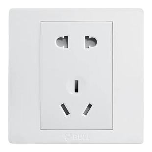 公牛开关插座86型暗装一开五孔USB五孔16A墙壁面板单开双控家用白