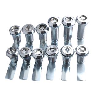 MS705高度26-28-35-50三角转舌锁四角锁加长锁芯翼型锁芯垃圾箱