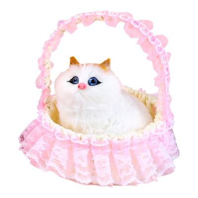 玩具猫猫仿真会叫的小猫咪摆件