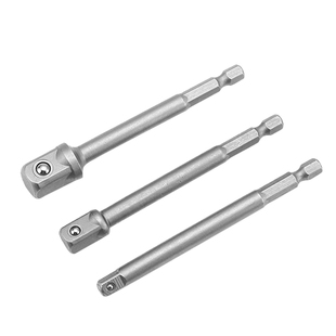 电钻转换头电动扳手套筒转接头转接杆四方转换接杆电动工具配件