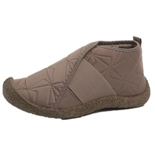 2024冬季新款雪地靴老北京棉鞋女加绒加厚防滑一脚蹬休闲保暖棉靴