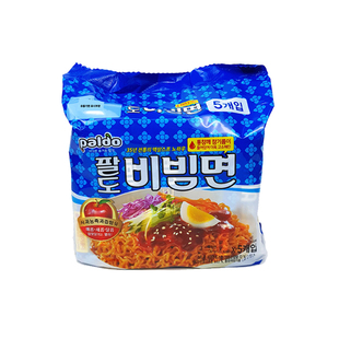 韩国进口八道干拌面苹果酱凉拌面酸甜辣姜虎东拌拌面冷面拉面速食