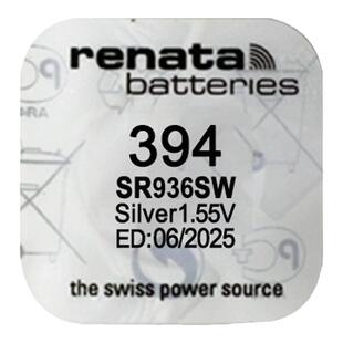 进口RENATA394瑞士氧化银手表电池SR936SW适用斯沃琪原装纽扣电子