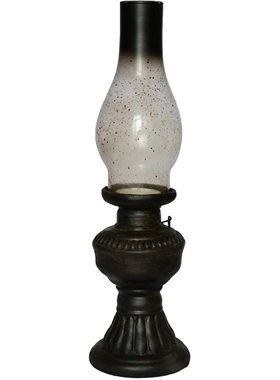 0美式煤油灯蜡烛台酒吧餐厅摆件