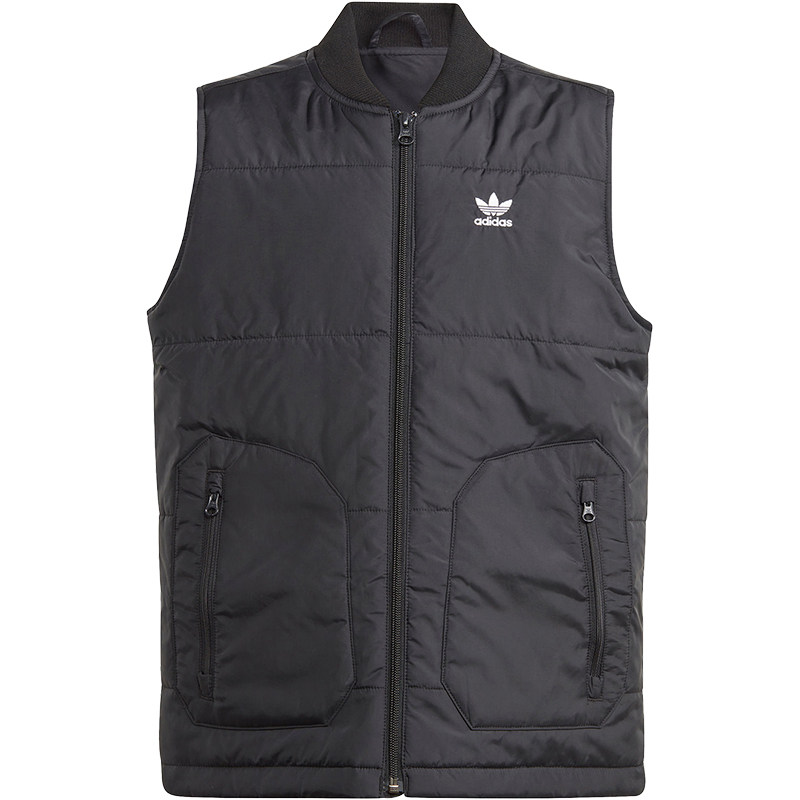 Adidas/阿迪达斯正品三叶草大童防风保暖运动棉马甲IJ0741