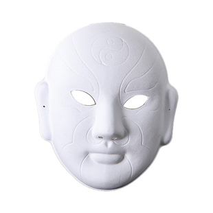 京剧脸谱手工diy面具空白非遗制作端午节儿童绘画涂鸦幼儿园活动