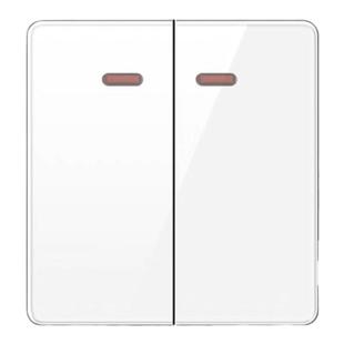 86型二开20A开关面板大功率双断电源空调热水器灯曲英式大电流制