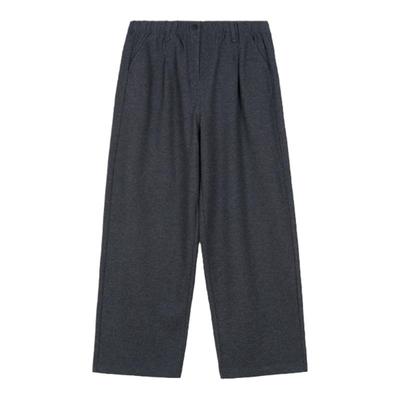 kleeklee环保棉羊毛针织呢阔腿裤