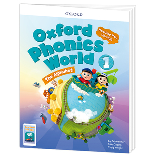 【少儿英语初阶包】太空人点读版牛津自然拼读教材新版 Oxford Phonics World 1/2/3/4/5级别全套OPW教材basic reading 200词400词