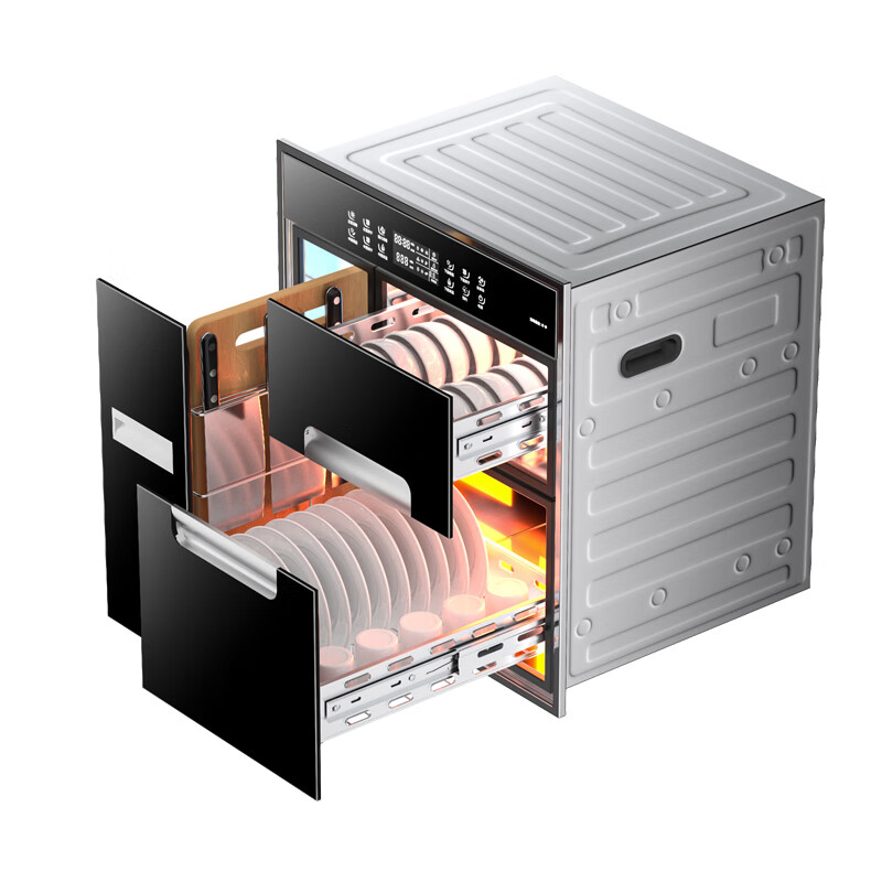 万宝消毒碗柜新款家用消毒柜嵌入式小型厨房碗柜餐具碗筷烘干一体