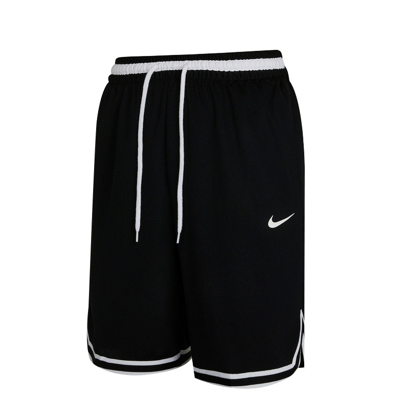 NIKE DRY DNA  詹姆斯同款 黑白宽松透气速干篮球短裤 DA5845-010