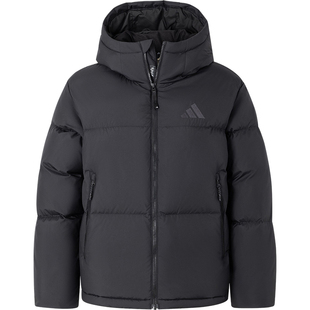 Adidas/阿迪达斯官方正品冬季新款女士宽松连帽面包羽绒服JV6192