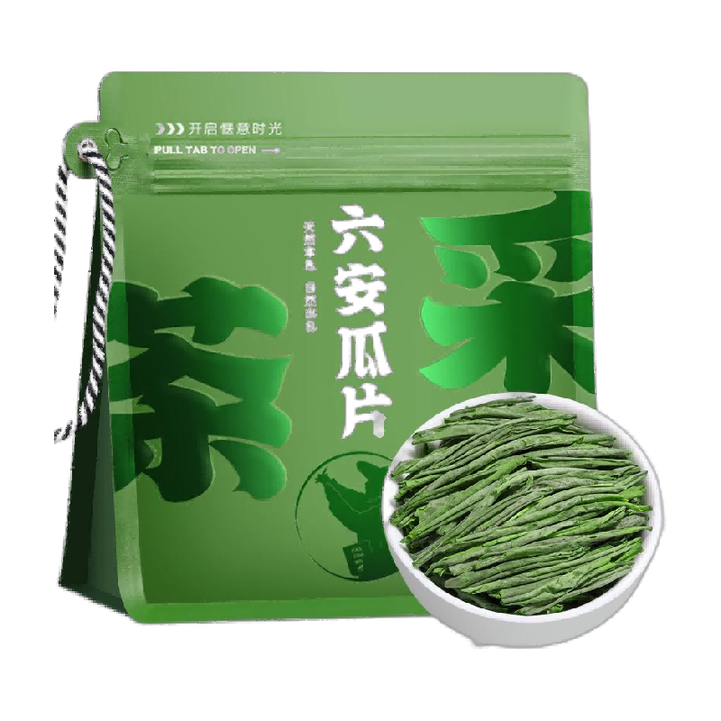 采茶伯茶叶 六安瓜片绿茶 2026正宗安徽特产雨前嫩芽叶袋装自己喝