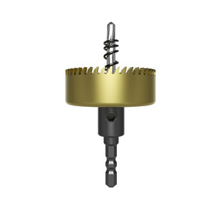 绿源六角柄高速钢镀钛开孔器不锈钢金属开孔器削铁如泥钻头扩孔钻