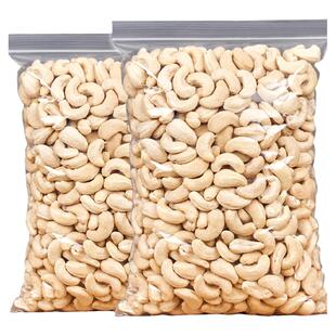 老香农去皮白腰果仁散装生熟腰果原味烘培网红孕妇零食坚果年货批