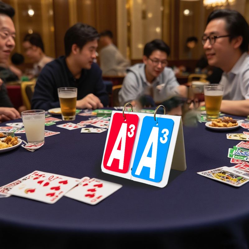 掼蛋记分器迷你小号计分器掼蛋计数防水记牌器扑克比赛专用记分牌