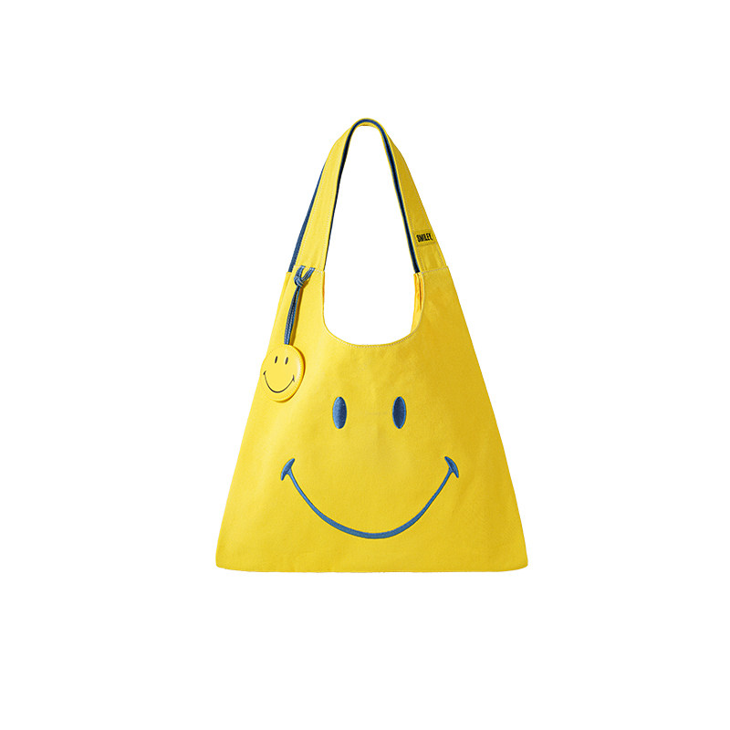 九木杂物社Smiley联名托特包大容量笑脸包出行单肩包生日礼物女生