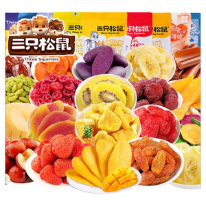 【三只松鼠官网】水果干零食礼包
