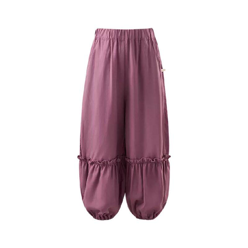 LittleNaive女童春秋新款休闲裤