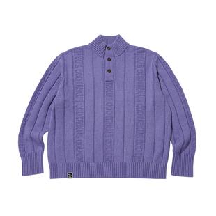 oddCIRKUS套头毛衣 日系宽松立领套头毛衣男女同款保暖套头衫新款