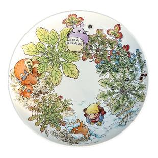 日本Noritake则武吉卜力totoro宫崎骏龙猫餐盘平盘甜品盘联名餐具