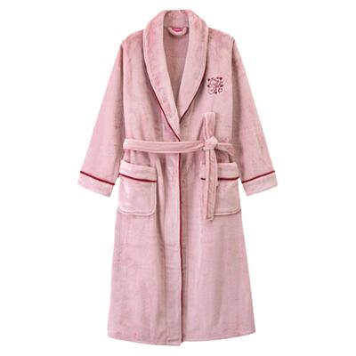 高级感抗静电睡袍女冬加厚浴袍