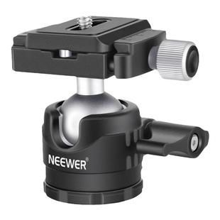 NEEWER/纽尔 GM-LO28全景球形云台摄影三脚架滑轨金属万向阻尼球头球型通用Arca阿卡可旋转底座相机支架