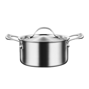 316不锈钢汤锅加厚家用蒸锅煮面炖锅奶瓶消毒锅电磁炉专用小火锅