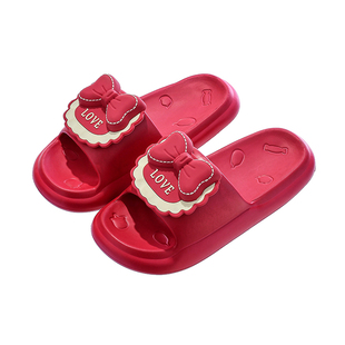 夏季红色结婚拖鞋一对喜庆情侣新婚新郎新娘高级陪嫁鞋洗澡凉拖鞋