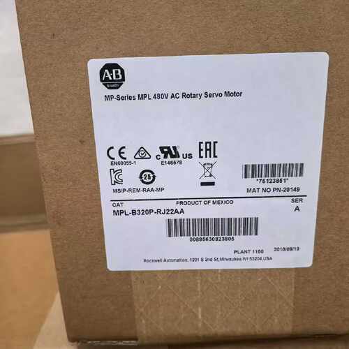 议价AB MPL-B320P-RJ22AA 罗克韦尔MP交流伺服电机