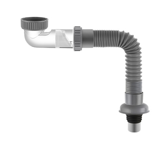 厨房洗菜盆下水管配件排水管水槽洗碗池下水器防返臭套装双槽接口