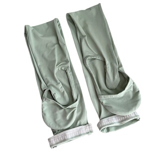 日本UV防晒玻尿酸水润冰感一体防护冰袖手套女夏开车防紫外线袖套