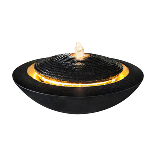 喷泉水景小品流水花园庭院简约现代创意水钵别墅落地装饰摆件桌面