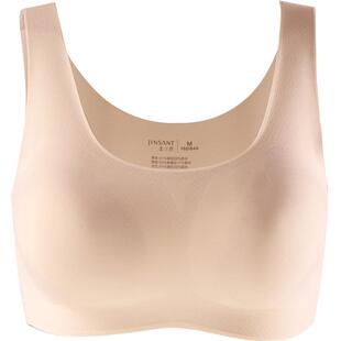 金三塔桑蚕丝弹力无尺码抑菌文胸 轻薄似无物 舒适一体式内衣女