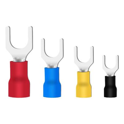 sv冷压端子绝缘黄铜五色可选